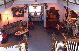 Down a staircase fit for a king and queen!